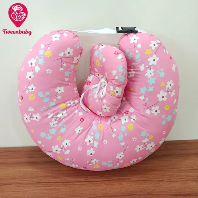Premium Nursing & Breastfeeding Pillow with Adjustable Belt