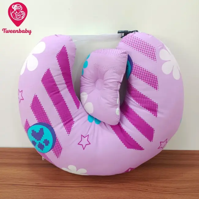 Premium Nursing & Breastfeeding Pillow with Adjustable Belt