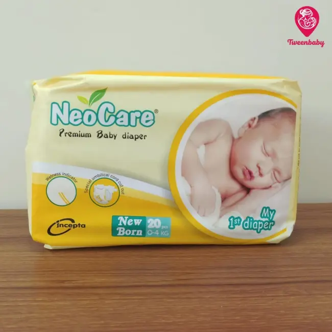 NeoCare Baby Diaper - Newborn (Up to 5 kg) - 20 pcs