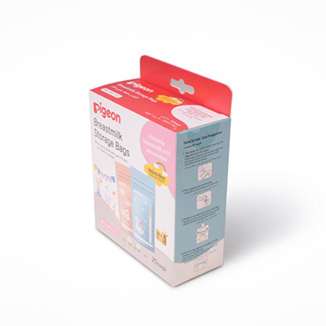 Pigeon BPA-Free Safe Breast Milk Storage Bags - 25pcs for Nursing Moms